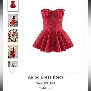 Nana Jacqueline Airina Red Dress